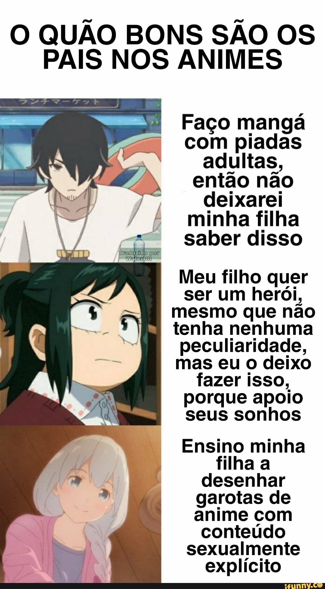 Eu acho que o nosso filho vai ser uma gracinha#animedublado😆 #animes