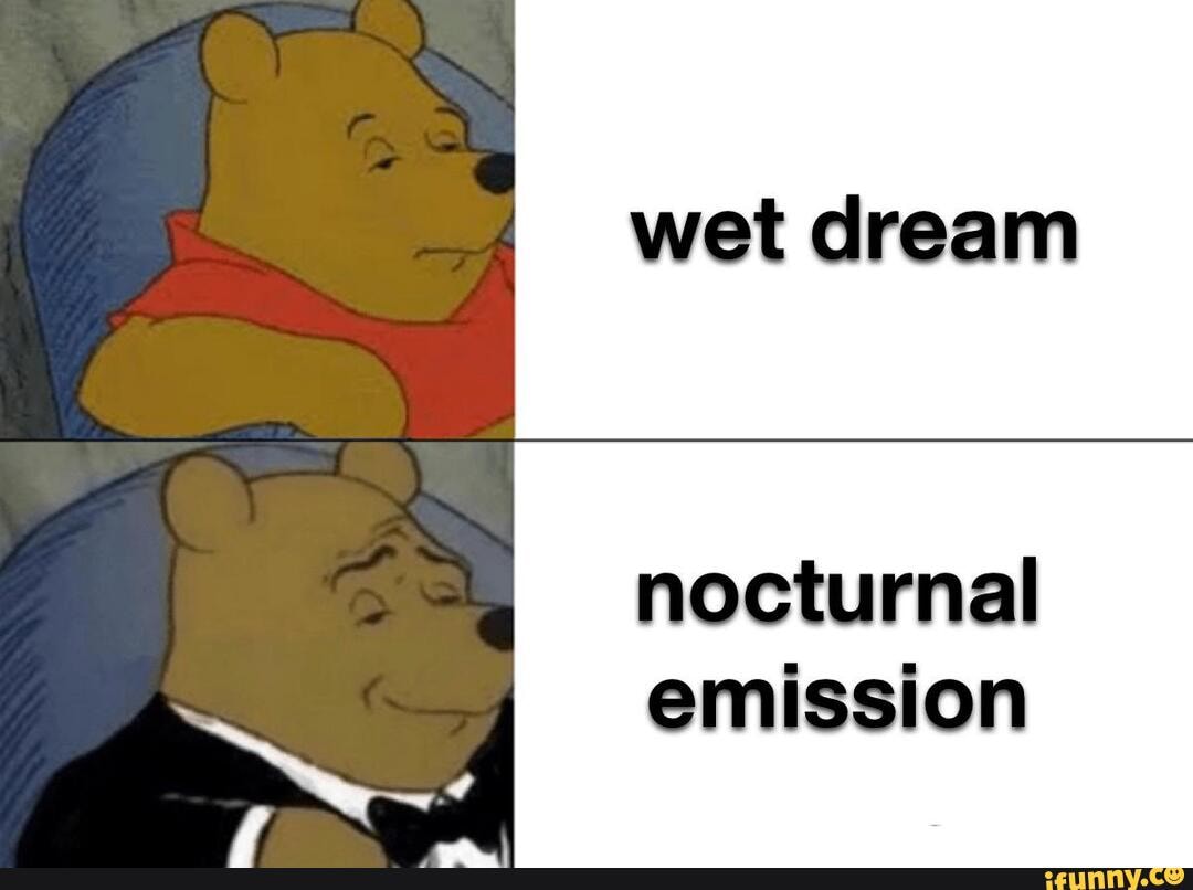 Wet dream nocturnal emission - iFunny Brazil