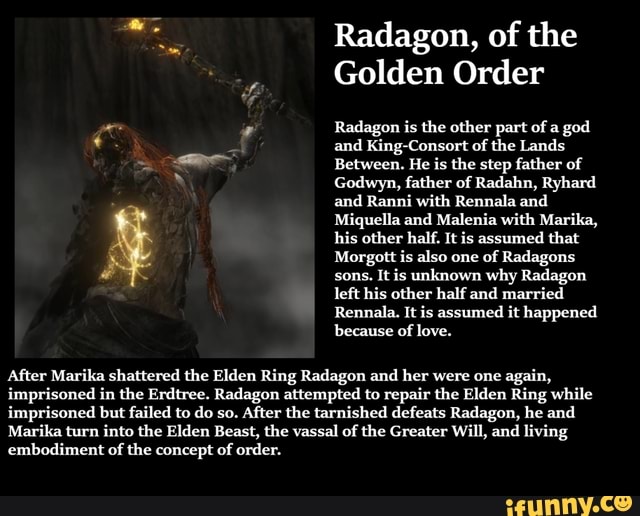 Radagon of the Golden Order – My Many Muses
