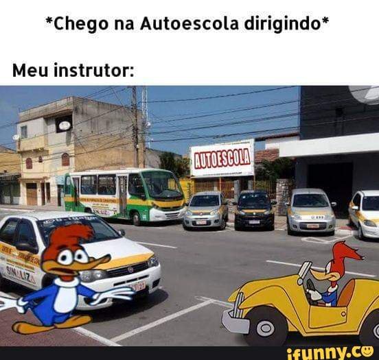 QUANDO TE SENTES BEM EM ANDAR NA ESCOLA DE CONDUÇÃO CUCUJÃES - Gerador de  Memes Online