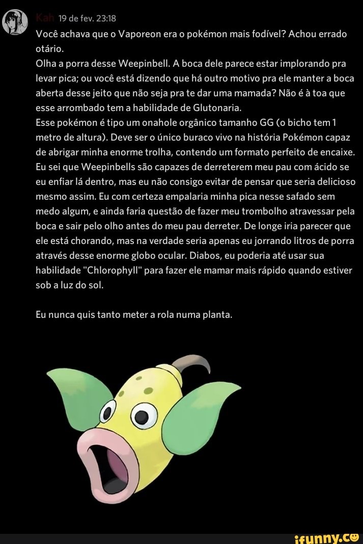 Fico meia hora rodando no matinho *Acho o pokémon raro que eu