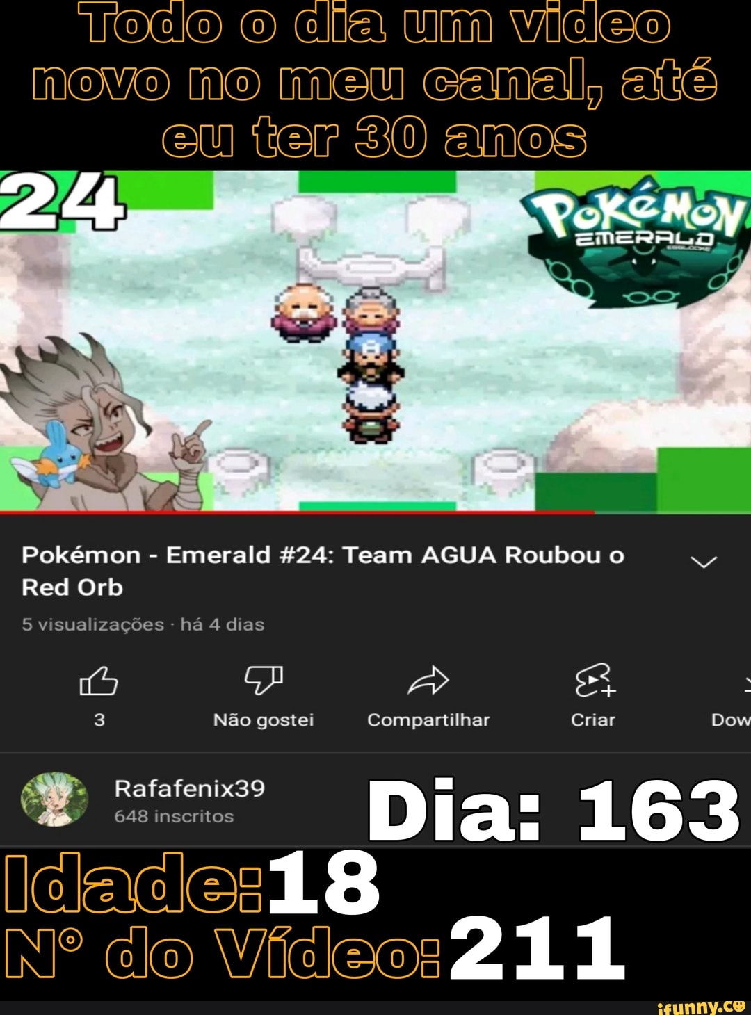 Escolha 5 pokemon para eu usar em pokemon emerald - iFunny Brazil