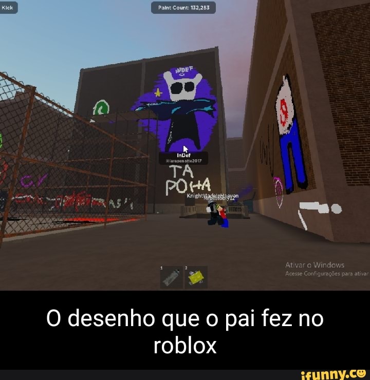 Видео desenhando no roblox