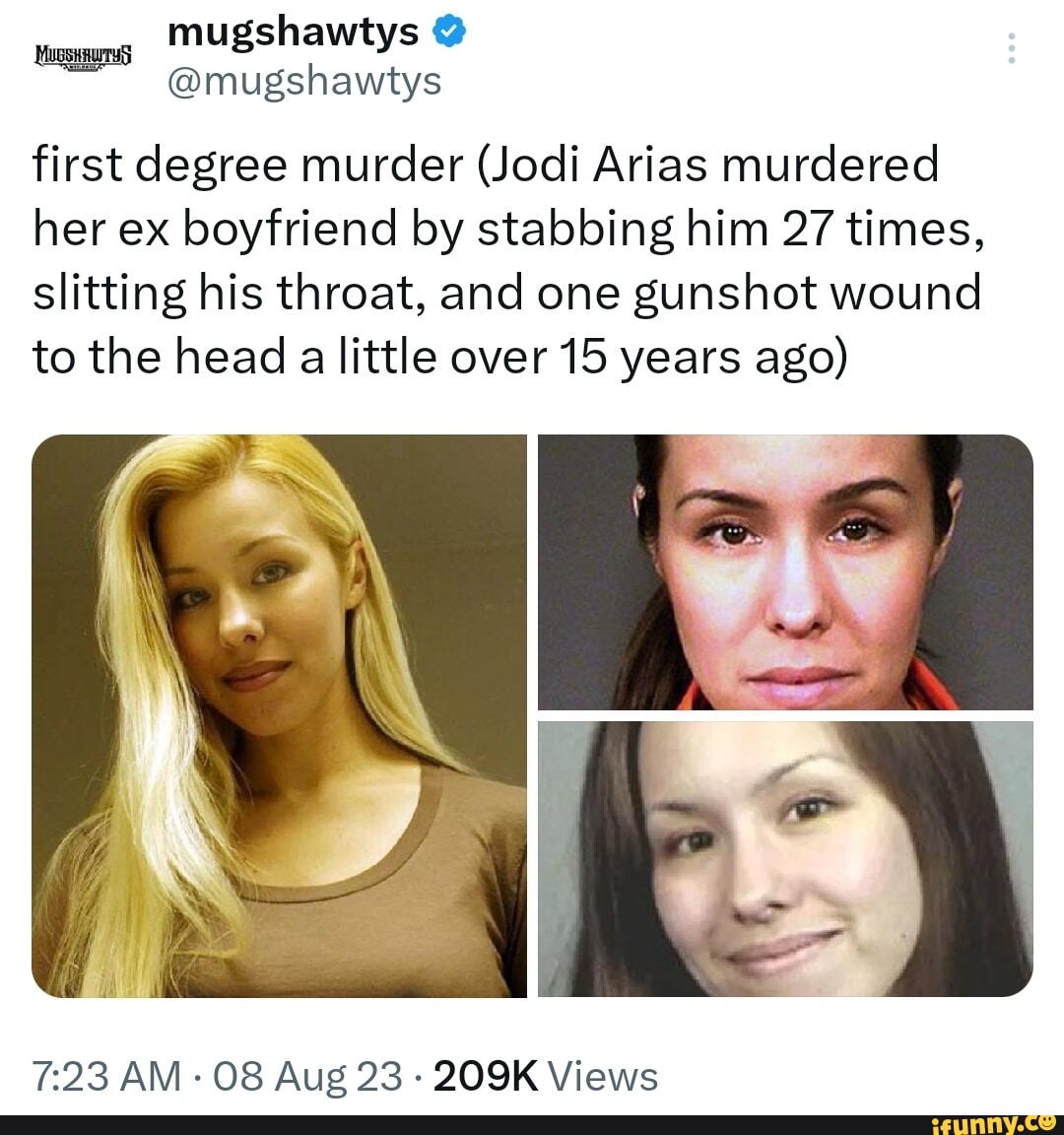 Jodi Arias Mugshots