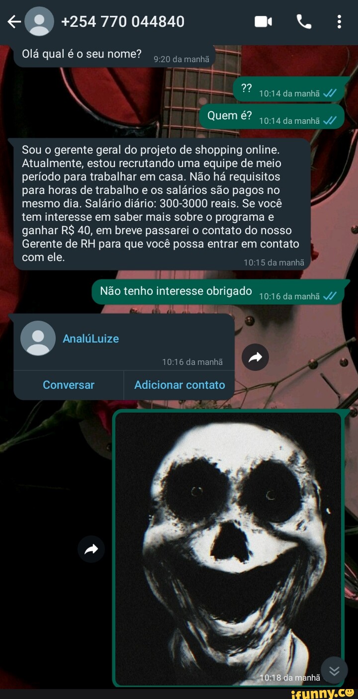 Ese pessoal, eu tô recrutando pessoas que não sabem jogar esse