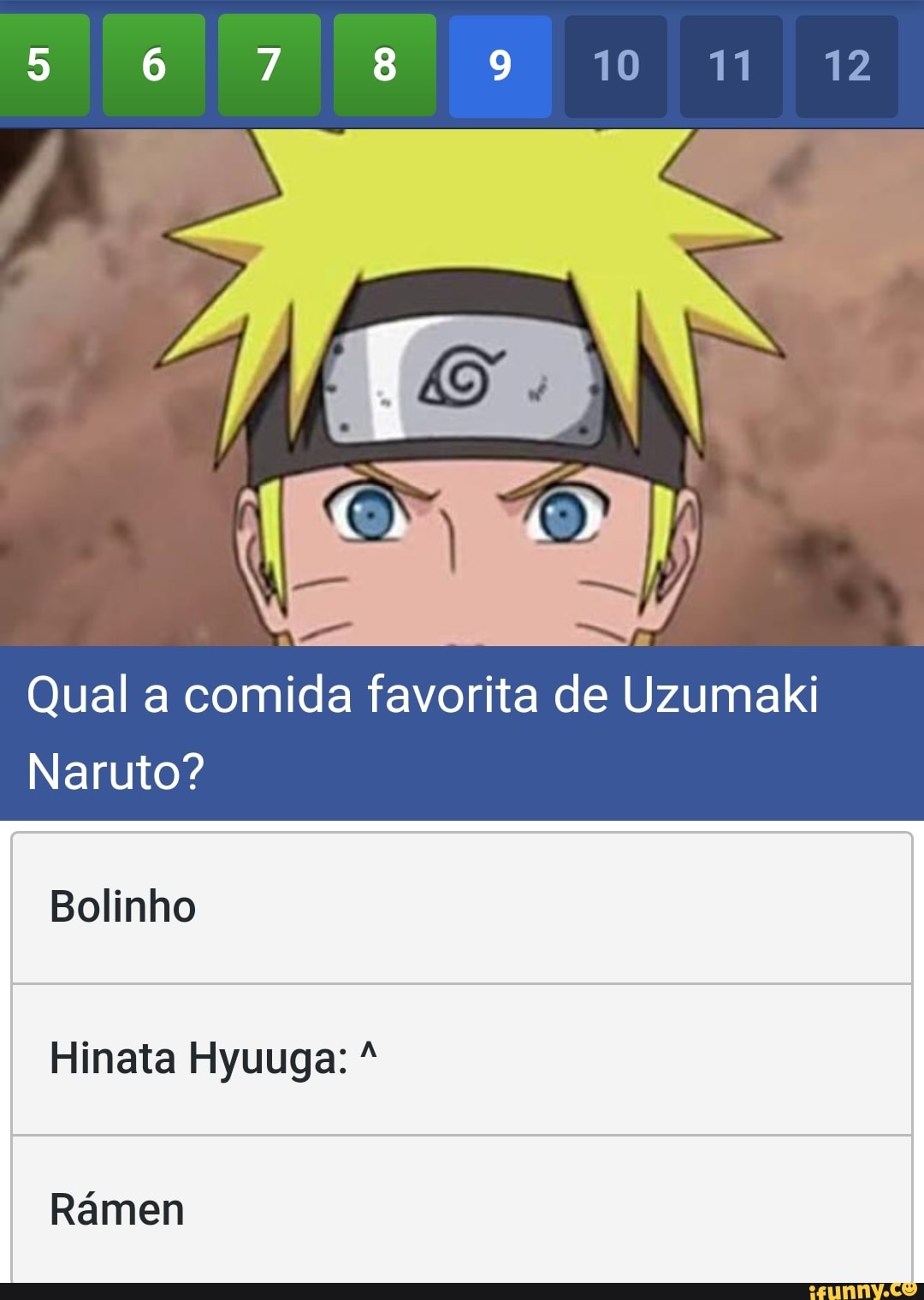 meu nome e naruto uso craque meme