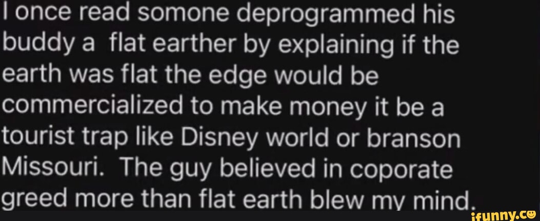 Disney sales flat earth