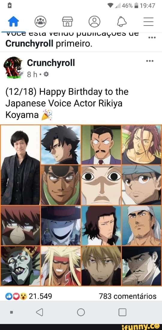Crunchyroll Games on X: Happy birthday to Japanese voice actor