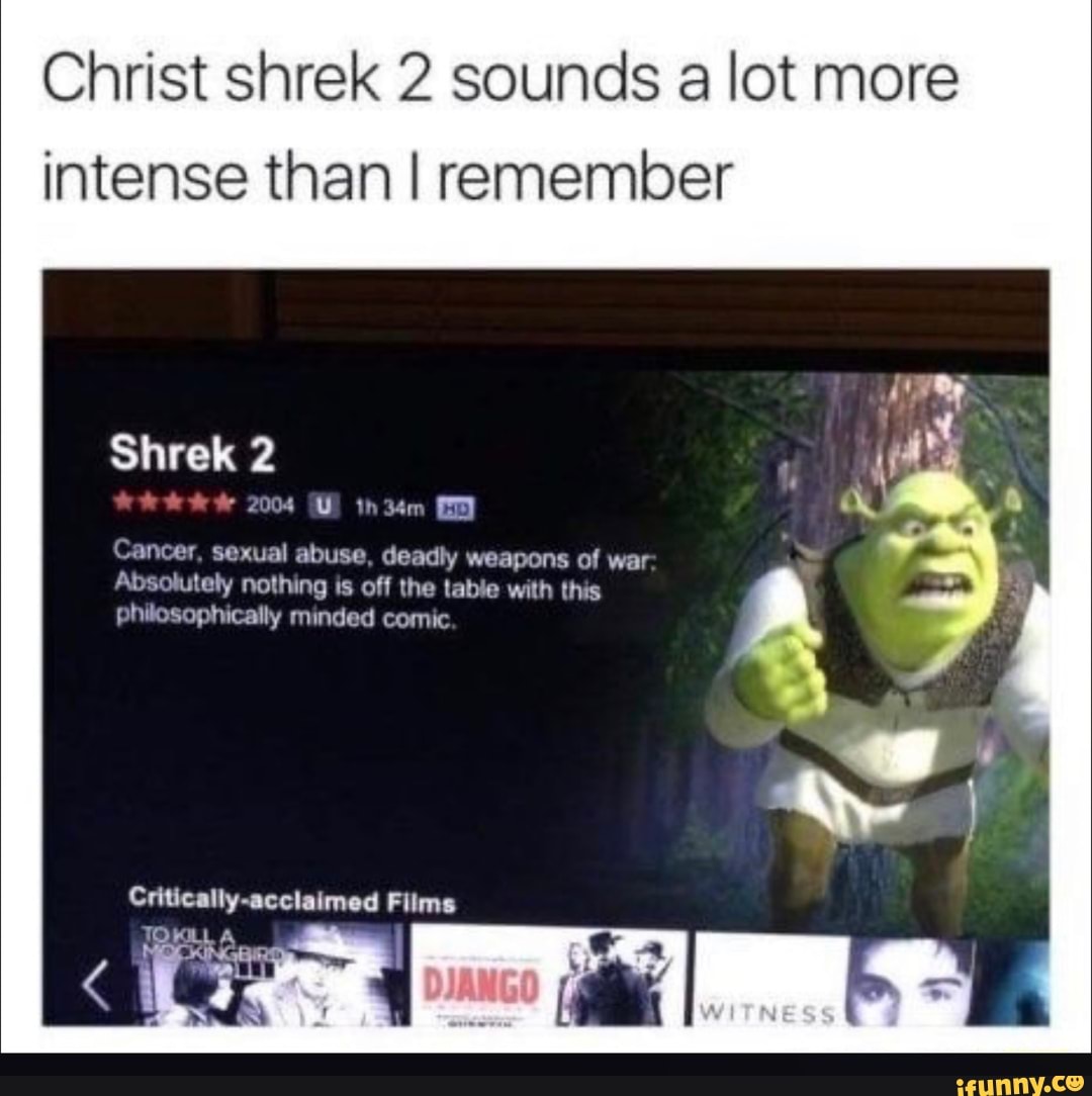 Shrek2 memes. Best Collection of funny Shrek2 pictures on iFunny