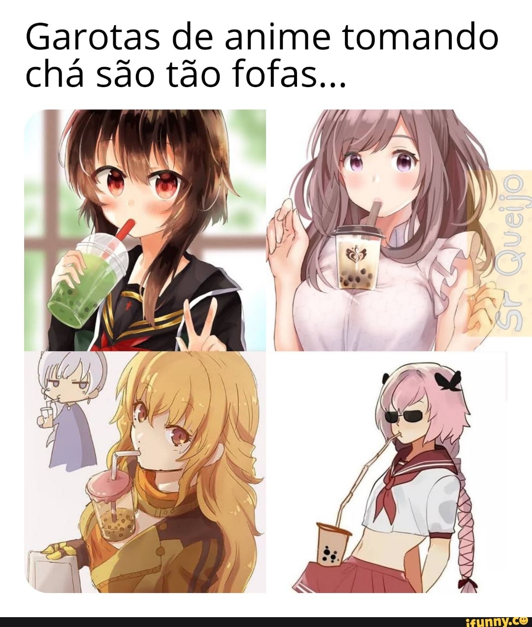 Memes de Animes - GAROTAS COM COMIDA NA BOCA SÃO FOFAS 🥰 #shorts