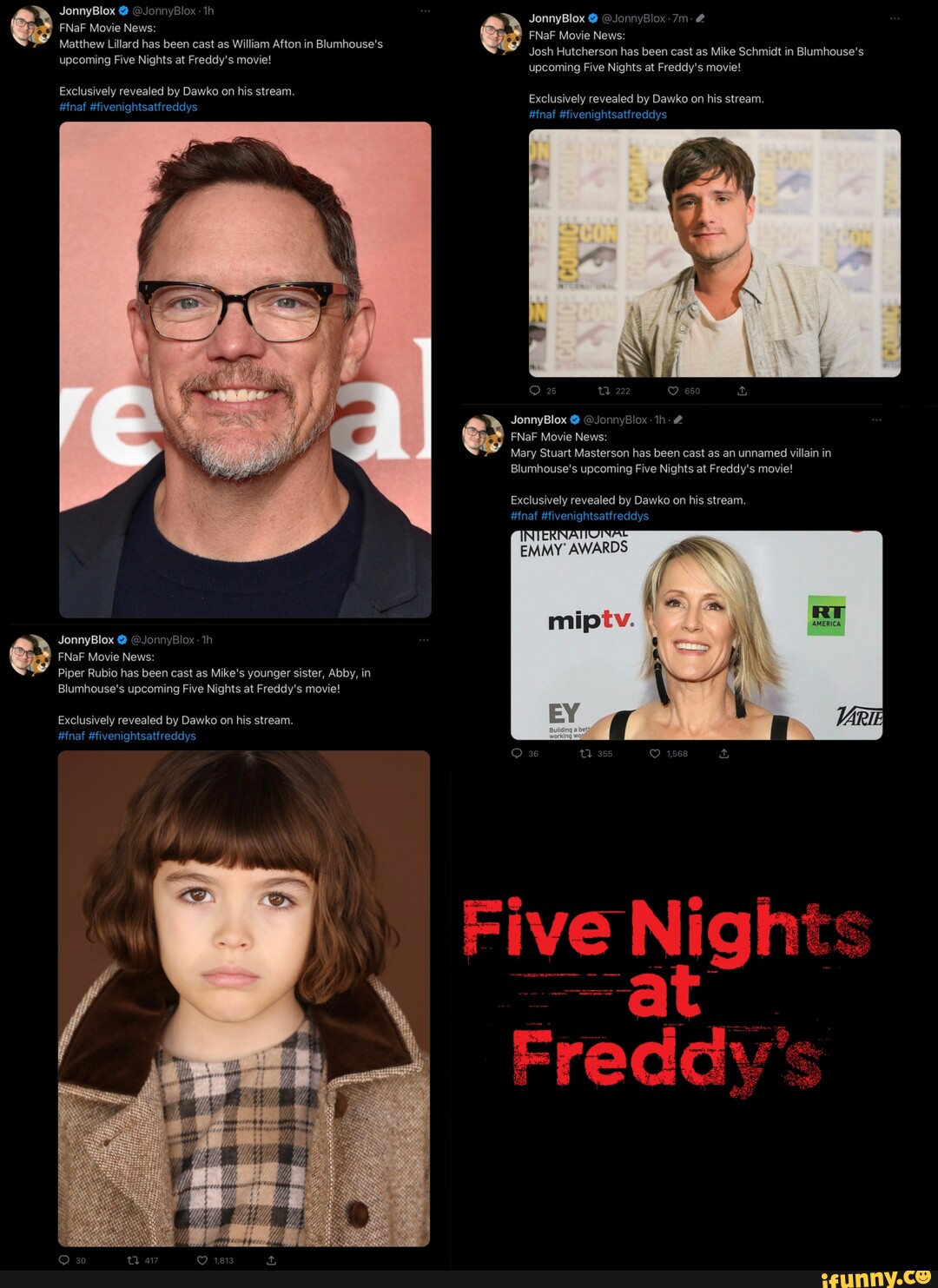 Five Nights at Freddy's' Movie - Matthew Lillard and Josh